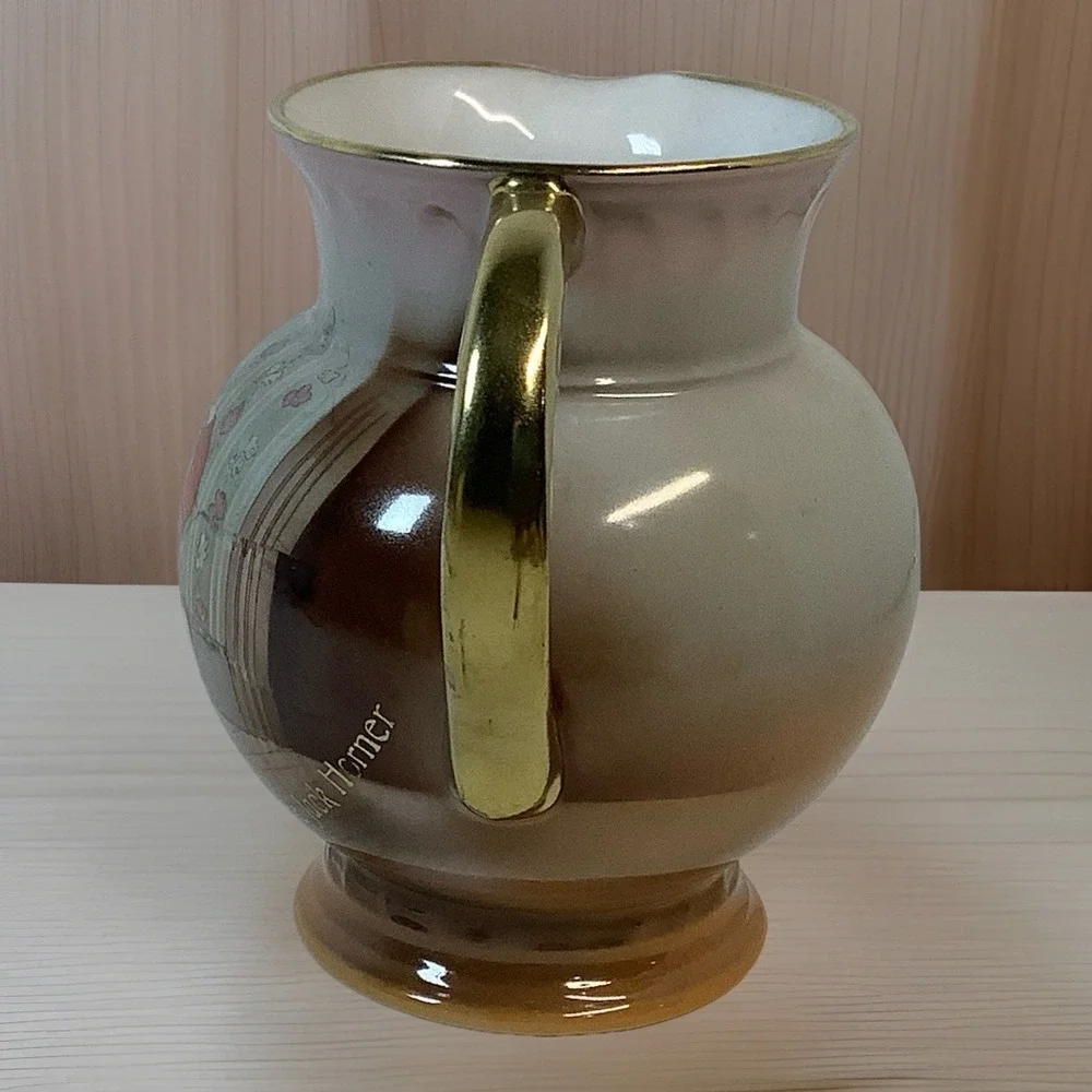 Antique‎ Royal Bayreuth Bavaria Little Jack Horner Nursery Rhyme Creamer/Pitcher